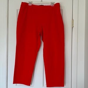 Talbots 18W Heritage red/orange ankle pants